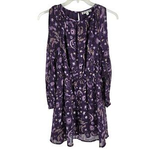 Attic Salt Cold Shoulder Mini Dress Small Celestial Witchy whimsigoth fairy